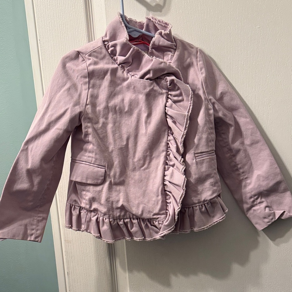 Crewcuts Light Purple Ruffle Blazer